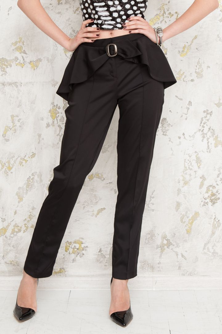 Buy Cocktail Black women`s pants, Elegant trousers 